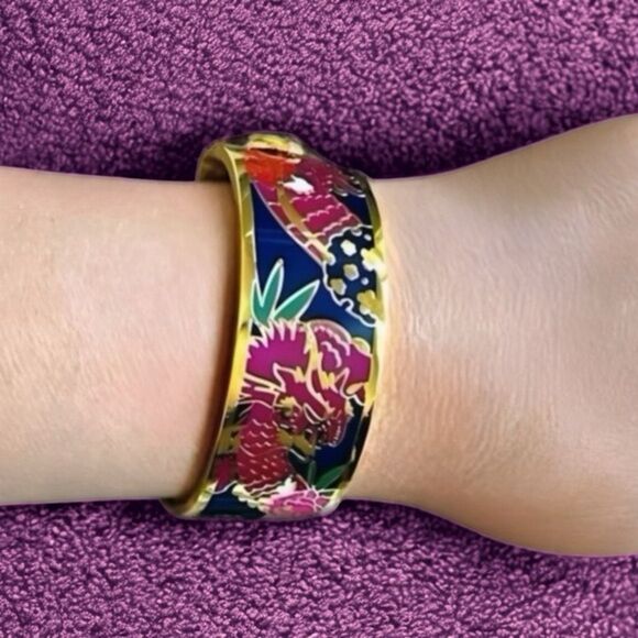 Johnny Was Dragon Hinged Bracelet - Picture 6 of 16